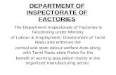 DEPARTMENT OF INSPECTORATE OF FACTORIES