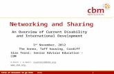 Networking and Sharing