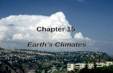 Chapter 15  Earth’s Climates