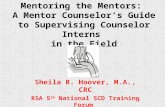Sheila R. Hoover, M.A., CRC RSA 5 th  National SCD Training Forum
