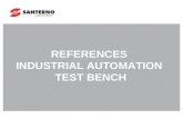 REFERENCES  INDUSTRIAL AUTOMATION  TEST BENCH