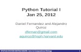 Python Tutorial  I Jan 25, 2012