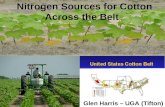 Nitrogen Sources for Cotton            Across the Belt