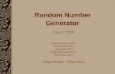 Random Number  Generator