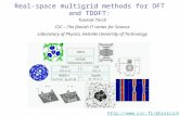 Real-space multigrid methods for DFT and TDDFT:
