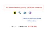 LEP searches in R-parity Violation scenarios