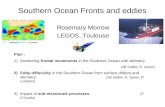 Southern Ocean Fronts and eddies