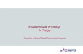 Reimbursement & Pricing  in Turkey