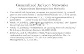 Generalized Jackson Networks (Approximate Decomposition Methods)