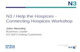 N3 / Help the Hospices - Connecting Hospices Workshop