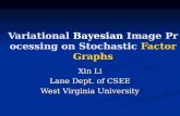 Variational  Bayesian  Image Processing on Stochastic  Factor Graphs