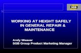 WORKING AT HEIGHT SAFELY           IN GENERAL REPAIR &                 MAINTENANCE