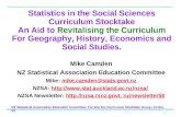 Mike Camden NZ Statistical Association Education Committee Mike:  mikemden@statst.nz