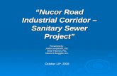 “Nucor Road Industrial Corridor – Sanitary Sewer Project”