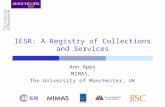 IESR: A Registry of Collections and Services