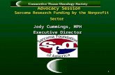 Advocacy Session Sarcoma Research Funding by the Nonprofit Sector
