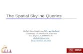 The Spatial Skyline Queries