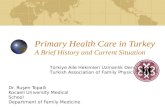 Primary Health Care in Turkey A Brief History and Current Situation