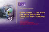 Core 5 Research Programme Green Radio  –  The Case for More Efficient Cellular Base Stations