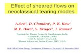 Effect of sheared flows on neoclassical tearing modes