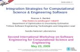 Integration Strategies for Computational Science & Engineering Software