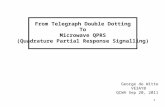 From Telegraph Double Dotting To Microwave QPRS (Quadrature Partial Response Signalling)