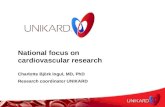 National focus on cardiovascular research  Charlotte Björk Ingul, MD, PhD