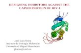 DESIGNING INHIBITORS AGAINST THE  CAPSID PROTEIN OF HIV-1