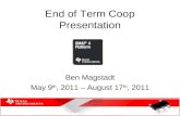 End of Term Coop Presentation