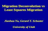 Migration Deconvolution vs Least Squares Migration