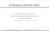 A German LFG for CALL