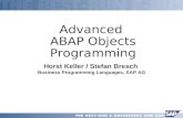 Advanced  ABAP Objects Programming