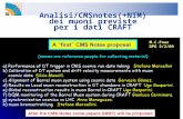 Analisi/CMSnotes(+NIM)  dei muoni previste  per i dati CRAFT