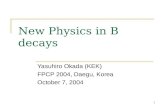 New Physics in B decays