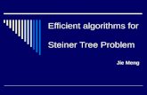 Efficient algorithms for  Steiner Tree Problem