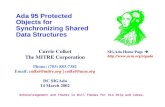 Ada 95 Protected Objects for Synchronizing Shared Data Structures