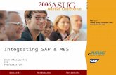Integrating SAP & MES
