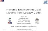 Reverse Engineering Goal Models from Legacy Code