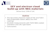 SEY and electron cloud  build-up with NEG materials Adriana Rossi, CERN AT-VAC