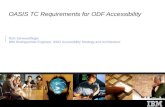 OASIS TC Requirements for ODF Accessibility