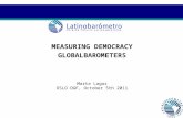 MEASURING DEMOCRACY GLOBALBAROMETERS Marta Lagos OSLO OGF, October 5th 2011