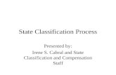 State Classification Process