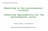Teaching Innovation Project Modelling in the environmental sciences -
