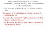 If a number is divisible by 10, then it ends in zero
