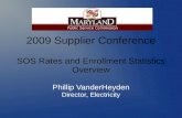 2009 Supplier Conference SOS Rates and Enrollment Statistics Overview