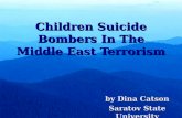 Children Suicide Bombers In The Middle East Terrorism