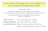 Spin-Orbital Entanglement and Violation of the Kanamori-Goodenough Rules