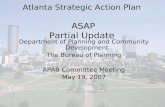 Atlanta Strategic Action Plan  ASAP Partial Update