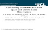 Constraining Substorm Onset from Space- and Ground-Based Observations