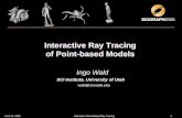 Interactive Ray Tracing of Point-based Models